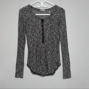 Abercrombie Heather Grey Henley